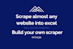 do full stack web scraping using python scrapy, beautifulsoup, playwright