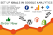set up goals in google analytics enhanced e commerce events conversion tracking