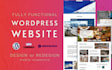 build your wordpress website, elementor website, envato