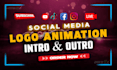 create intro and outro animation videos for social media