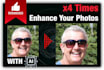upscale enhance photos videos using artificial intelligence