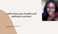 write your healthy living content