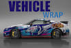create professional racing car wrap design