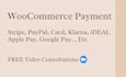 add woocommerce payment on your website with stripe, paypal, klarna