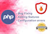 add features and fix bugs in your php website