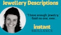 write jewelry product descriptions for your website