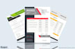 editable bill book and letterhead