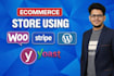 design ecommerce website using woocommerce online store, dropshipping store