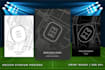 design stadium map posters