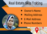 do skip trace owner address phone numbers  and email address