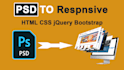 convert psd responsive website with html css javascript bootstrap coding