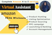 be a professional amazon fba pl expert virtual assistant
