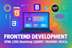 fix HTML CSS bootstrap issues quickly