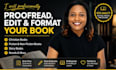do deep book proofreading, editing, and formatting services