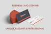 design 2 sided professional business cards