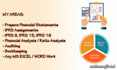 do accounting and ifrs assignments, prepare financial statements