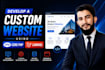 develop a custom website using core PHP and laravel