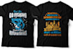 design custom typography tshirt designs for you 8 hours