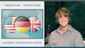 translate english and german, professional article CV document novel translation