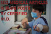 write medical articles or blogs in russian or ukrainian
