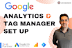 fix or set up google analytics 4, tag manager and conversion tracking
