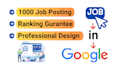 develop SEO optimized job posting website