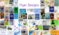 design the best looking flyers for you