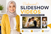 make slideshow videos and photo slideshow professionally