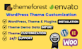 do themeforest wordpress theme installation, customization, demo import