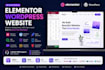 create an SEO optimized elementor wordpress website