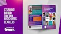 design an outstanding bifold, trifold brochure, leaflet