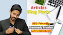 write high quality SEO optimized content for your blog
