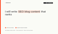 write SEO optimized blog content that ranks and converts