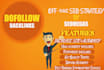 build dofollow SEO backlinks link building