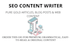 be your premium SEO content writer