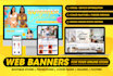 design unique web banners