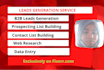 generate flawless b2b leads generation