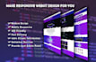 create responsive web pages design or localization