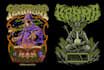 create custom psychedelic illustrations, logo, t shirts for bands and brands