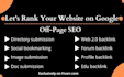rank your website with monthly off page SEO