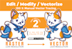 vectorize image or convert logo into vector ai eps svg etc