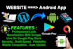convert website into android app