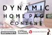 write you dynamic SEO home page content