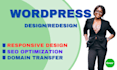 design or redesign wordpress website