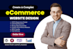 design wordpress ecommerce website using woocommerce
