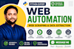 do python web scraping, data extraction and automation