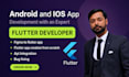 develop a professional flutter app for android and ios