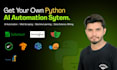 do python web scraping, automation, data mining and machine learning