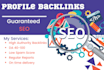 do high quality profile backlinks