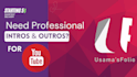 create custom youtube intro and outro video